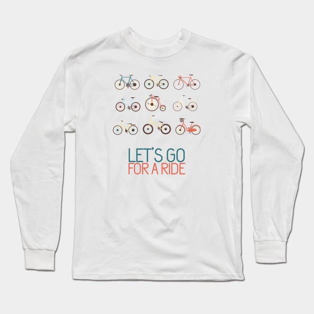 Let´s go for a ride! Long Sleeve T-Shirt by aleibanez